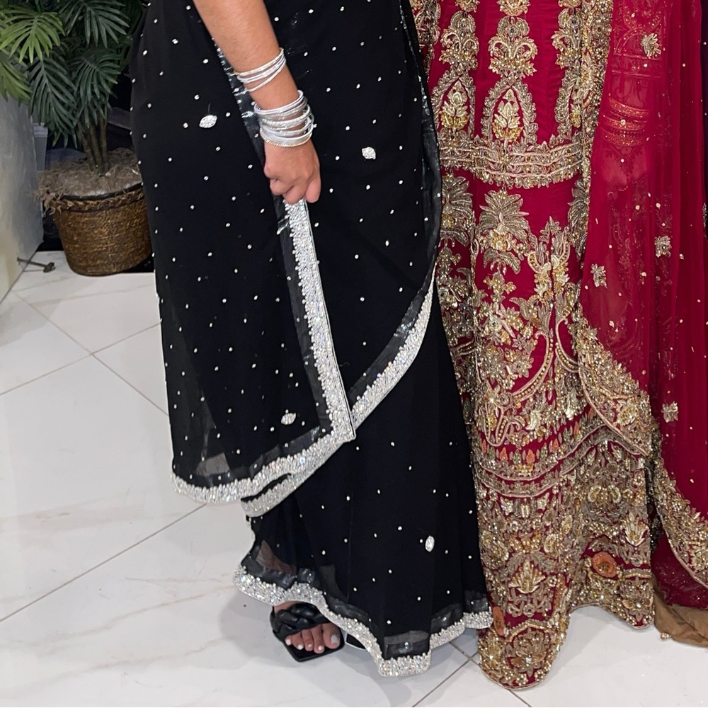 Pakistani/Indian Designer Saree - image 5